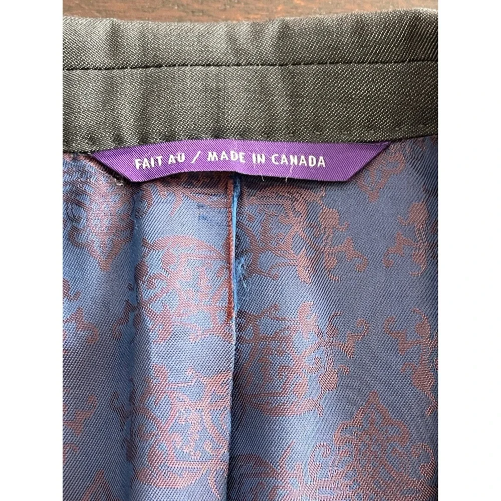 Ted Baker London Endurance Jarrett SPJ 100% Wool Blazer‎ Gray 38R Made in Canada